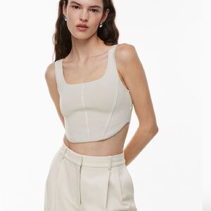 ARITZIA Babaton Sculpt Knit Bustier Tank